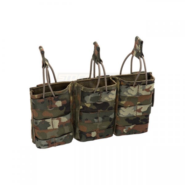 Clawgear 5.56mm Open Triple Mag Pouch Core - Flecktarn