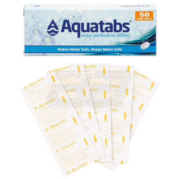 Aquatabs Water Purification Tablets 50pcs