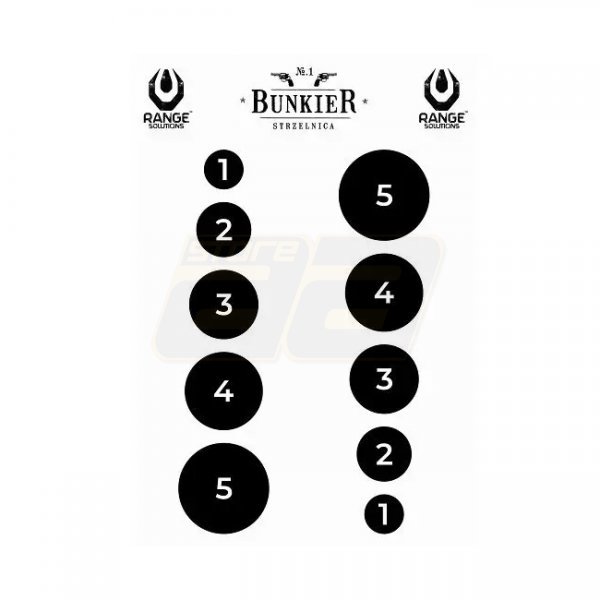 Range Solutions Bunker Shooting Target 50pcs