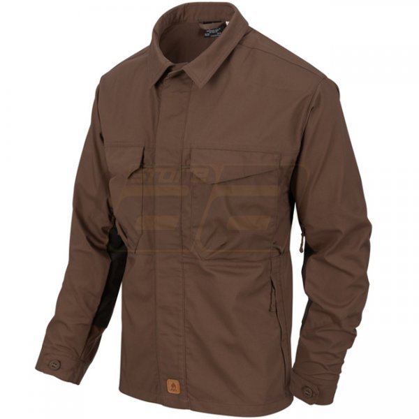 Helikon Woodsman Shirt - Earth Brown / Black A - L