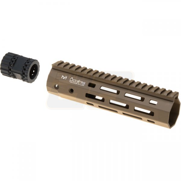 Ares 201mm M-LOK Handguard Set - Dark Earth