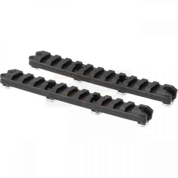 Ares 5 Inch M-LOK Plastic Rail 2-Pack - Black