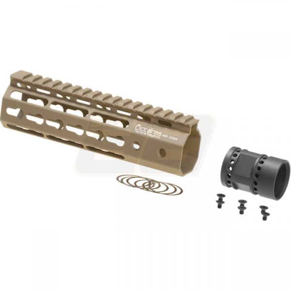 Ares 7 Inch Keymod Handguard Set - Desert