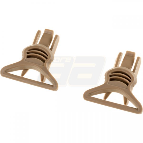 FMA Goggle Swivel Clips 36mm - Dark Earth