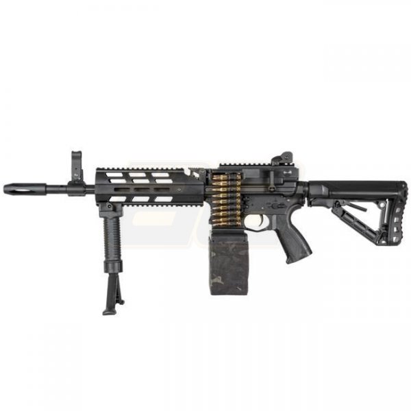 G&G CM16 LMG 0.5J AEG - Stealth