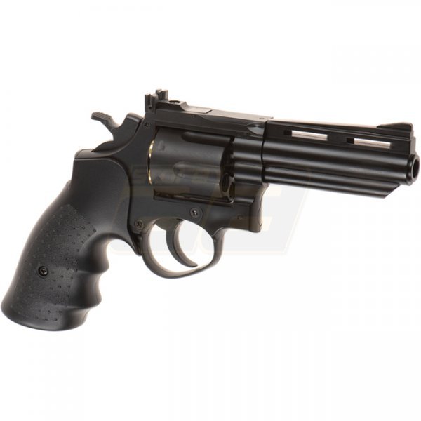 HFC 4 Inch Gas Non Blow Back Revolver - Black