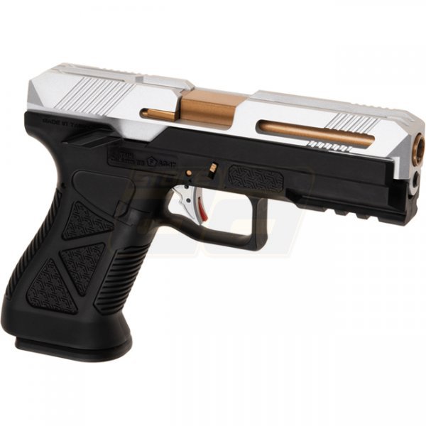 HFC AG-17 Gas Blow Back Pistol - Silver