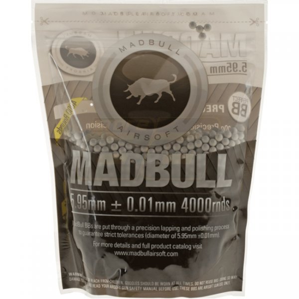 Madbull 0.25g Bio Premium Match Grade PLA 4000rds - White