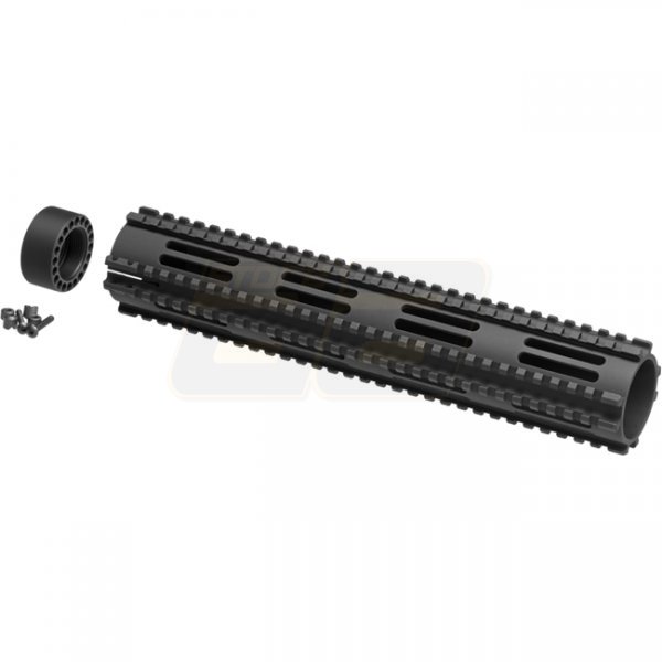 Madbull Dragon Fire CNC Handguard 12.5 Inch - Black