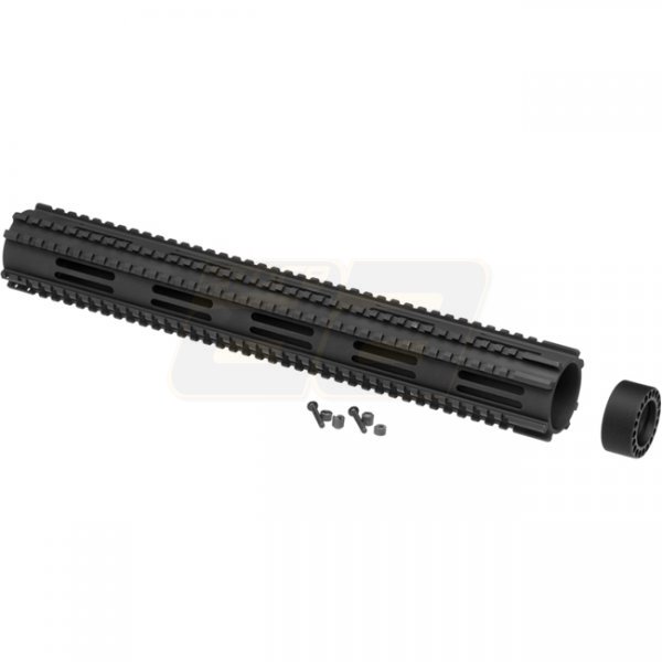 Madbull Dragon Fire CNC Handguard 16.25 Inch - Black