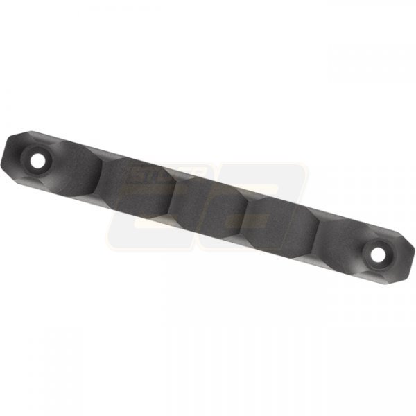 METAL Type D CNC Aluminium Rail Cover Long M-LOK & Keymod - Black