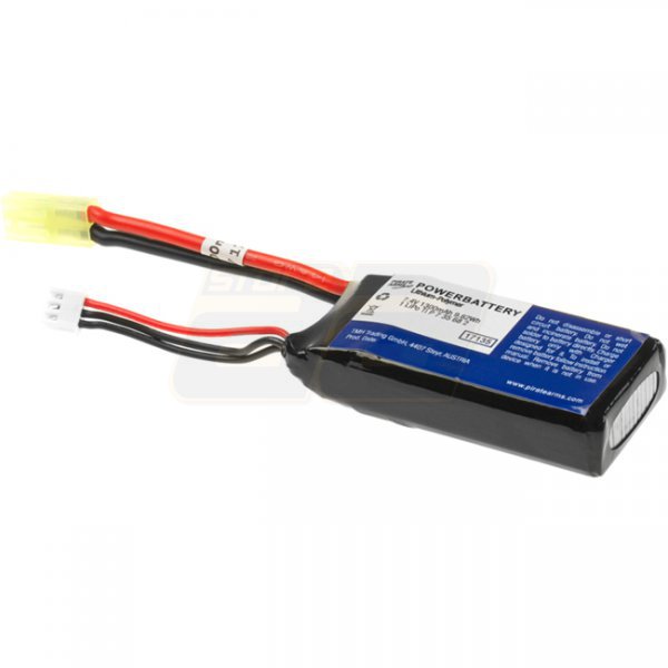 Pirate Arms 7.4V 1300mAh 25C Li-Po Battery PEQ Type - Small Tamiya
