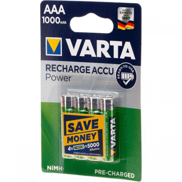 Varta AAA Rechargable 1000mAh 4pcs