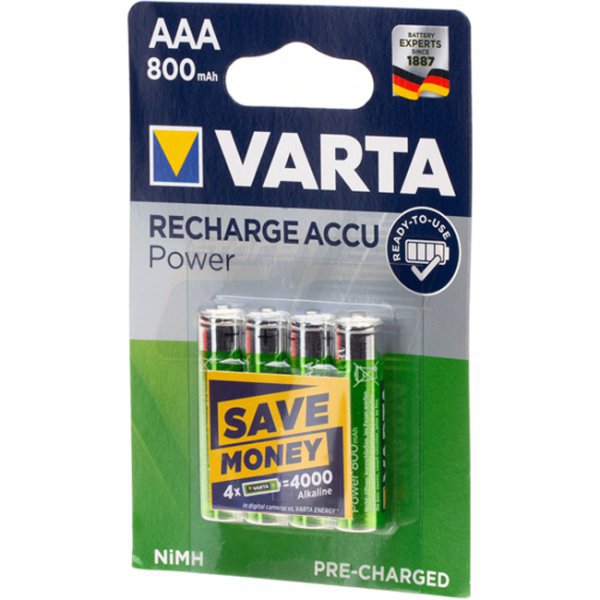 Varta AAA Rechargable 800mAh 4pcs