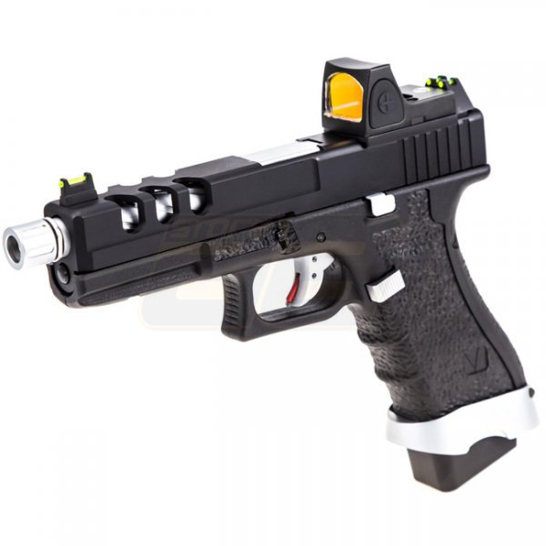 Vorsk EU17 Vented & BDS Gas Blow Back Pistol - Black