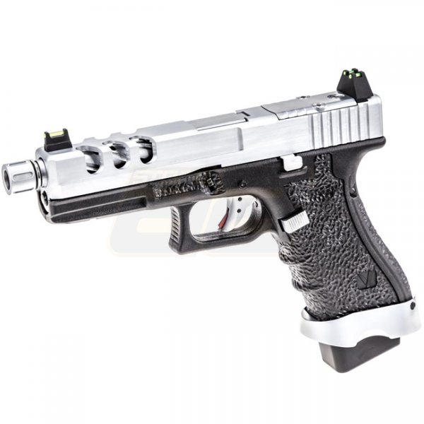 Vorsk EU17 Vented Gas Blow Back Pistol - Chrome