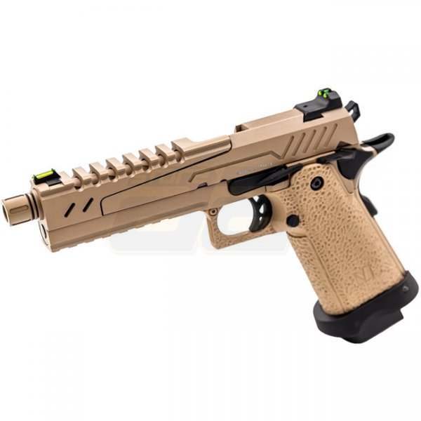 Vorsk Hi-Capa 5.1 Split Slide Gas Blow Back Pistol - Tan