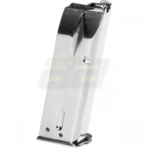 WE BN Hi-Power 20rds Gas Magazine - Silver