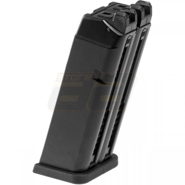 WE G17 Dual Barrel Gas Magazine - Black