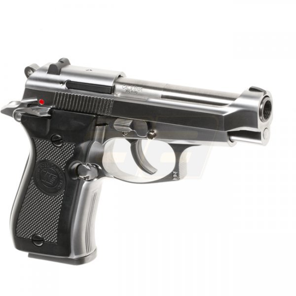 WE M84 Gas Blow Back Pistol - Silver