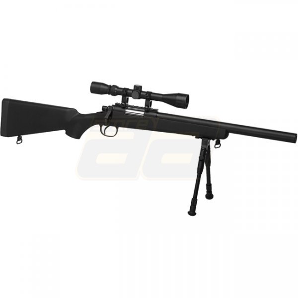 WELL SR-1 Short Barrel Spring Sniper Rifle Set - Black