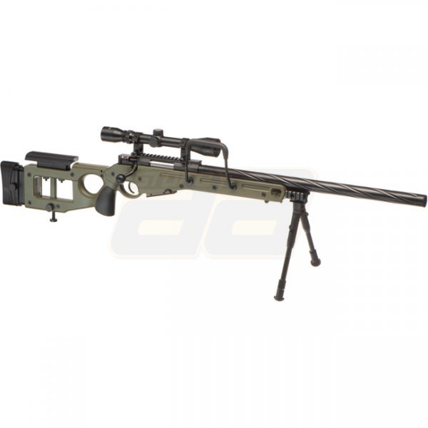 WELL SV-98 / MB4420D Spring Sniper Rifle Set - Olive