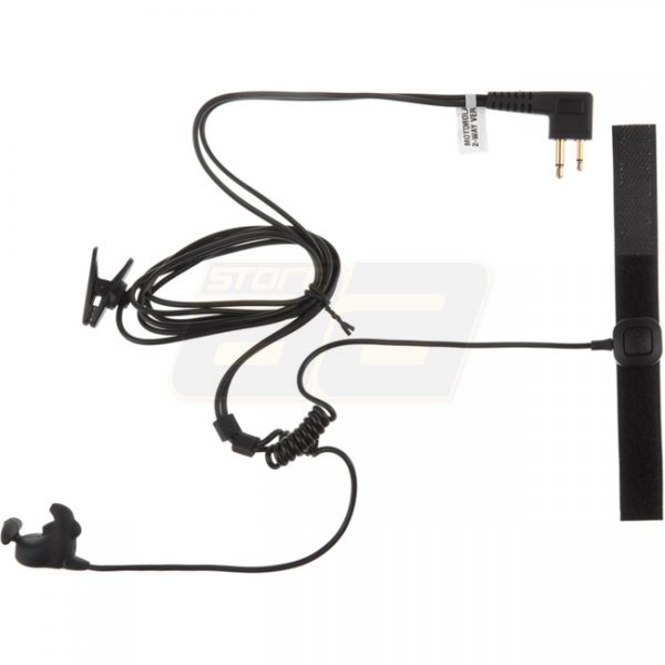 Z-Tactical Bone Conduction Headset Motorola 2-Pin Connector - Black
