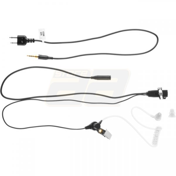 Z-Tactical FBI Style Acoustic Headset ICOM Connector - Black