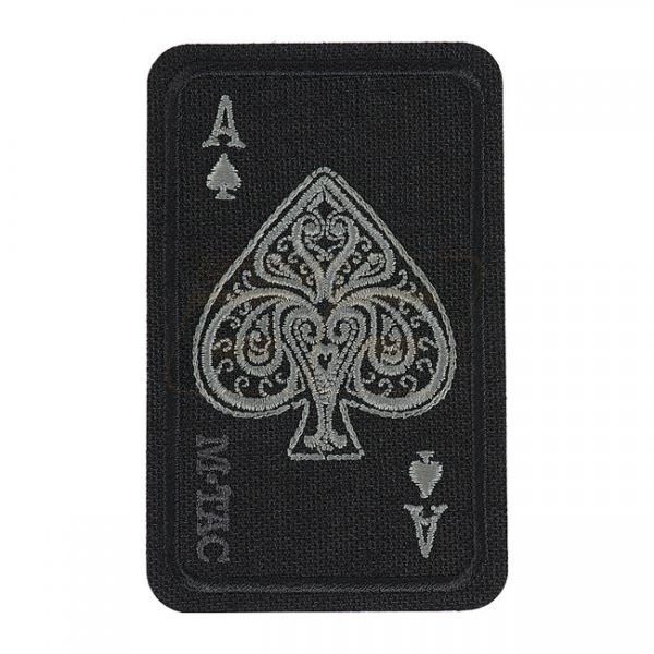 M-Tac Ace of Spades Embroidery Patch - Black