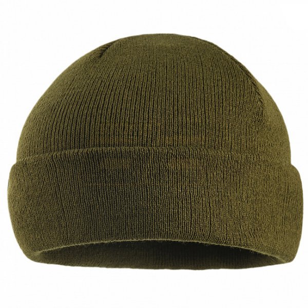 M-Tac Acrylic Fine Knit Watch Cap - Dark Olive - L/XL