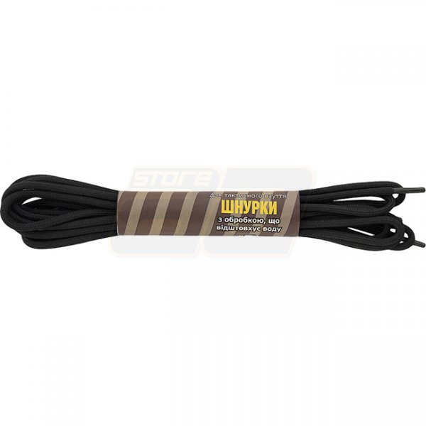 M-Tac Impregnated Shoe Laces 175cm - Black