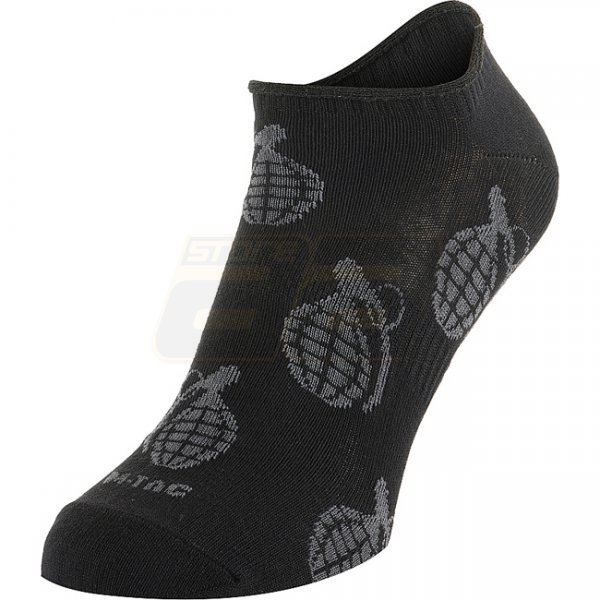 M-Tac Lightweight Summer Socks Grenades - Black - 39-42