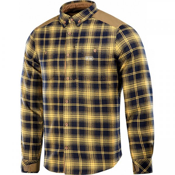 M-Tac Redneck Shirt - Navy Blue / Yellow - XL - Regular