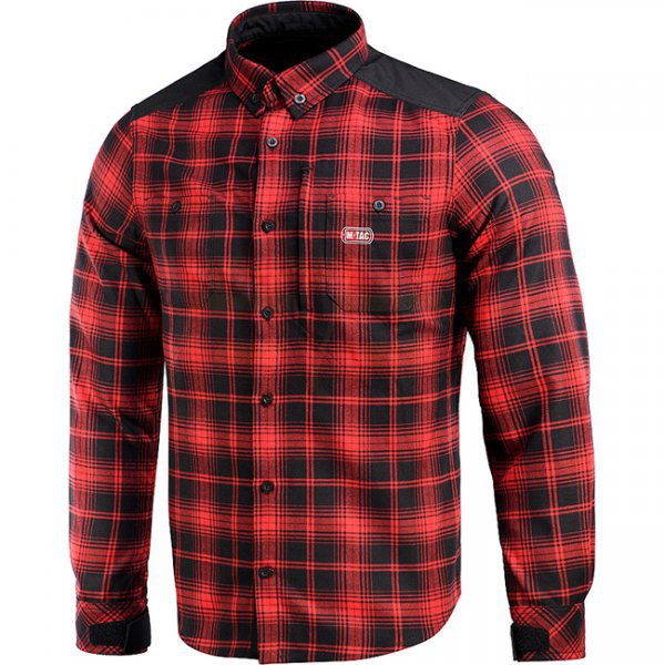 M-Tac Redneck Shirt - Red / Black - M - Regular