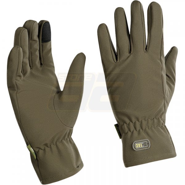 M-Tac Soft Shell Winter Gloves - Olive - L