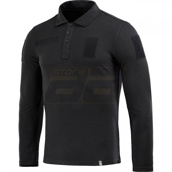 M-Tac Tactical Polo Shirt Long Sleeve 65/35 - Black - 2XL