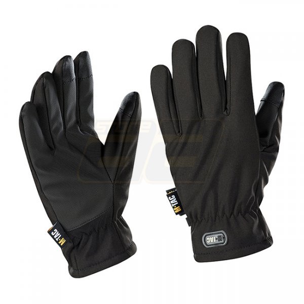 M-Tac Thinsulate Soft Shell Gloves - Black - L