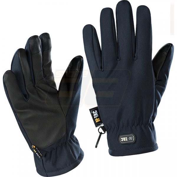 M-Tac Thinsulate Soft Shell Gloves - Navy Blue - XL