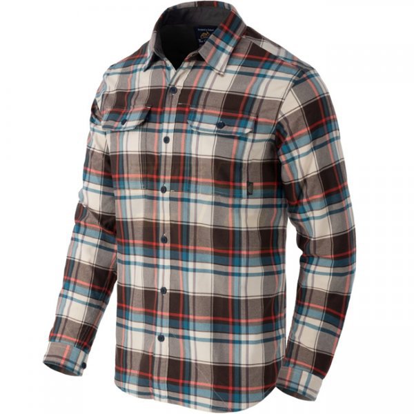 Helikon Greyman Shirt Nylon Sorona Blend - Foggy Meadow Plaid - XS