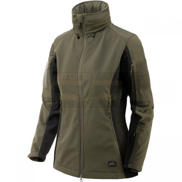 Helikon Gunfighter Women's Jacket - Taiga Green / Black A - XS