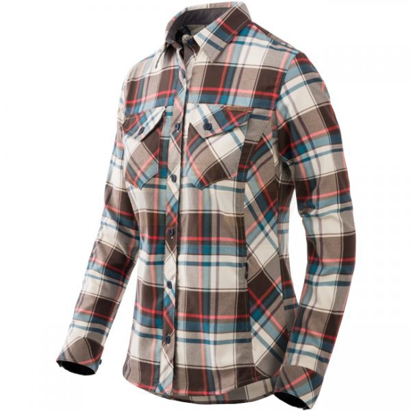 Helikon Marigold Woman's Shirt - Foggy Meadow Plaid - S