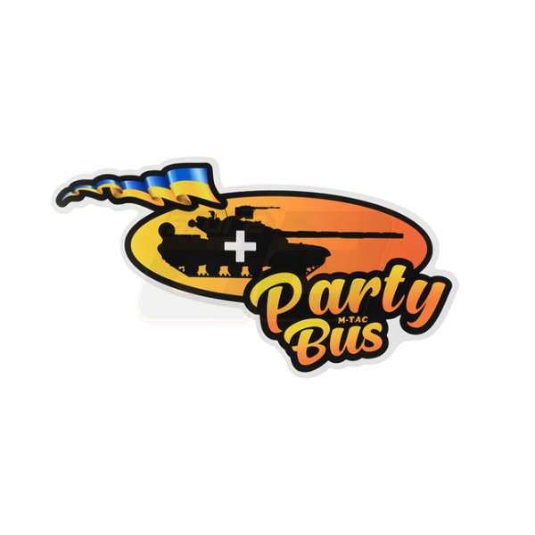 M-Tac Party Bus Small Sticker - Orange