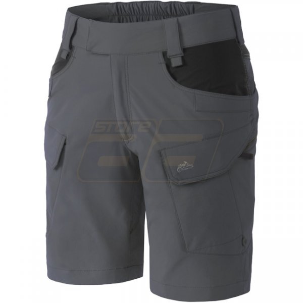 Helikon Women's OTS Outdoor Tactical Shorts 8.5 - Shadow Grey / Black - 2XL