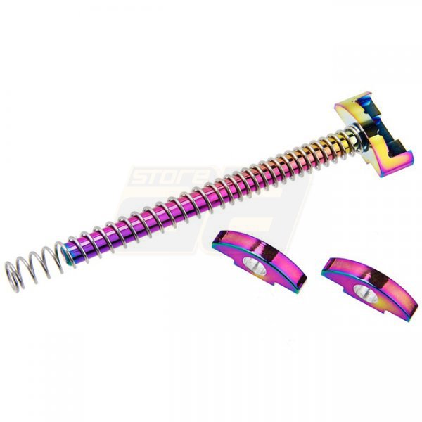 CowCow Action Army AAP-01 Aluminium Guide Rod Set - Rainbow