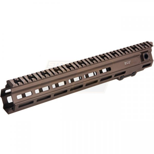 Angry Gun Marui NGRS / KWA / VFC HK417 GEI M-LOK Handguard 14.5 Inch - Dark Earth