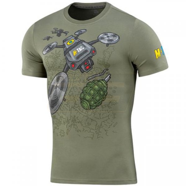 M-Tac Quadcopter T-Shirt - Light Olive - XL