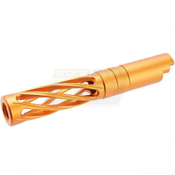 Dr.Black Marui Hi-Capa 4.3 GBB Outer Barrel Type-Dinging Aluminium - Orange