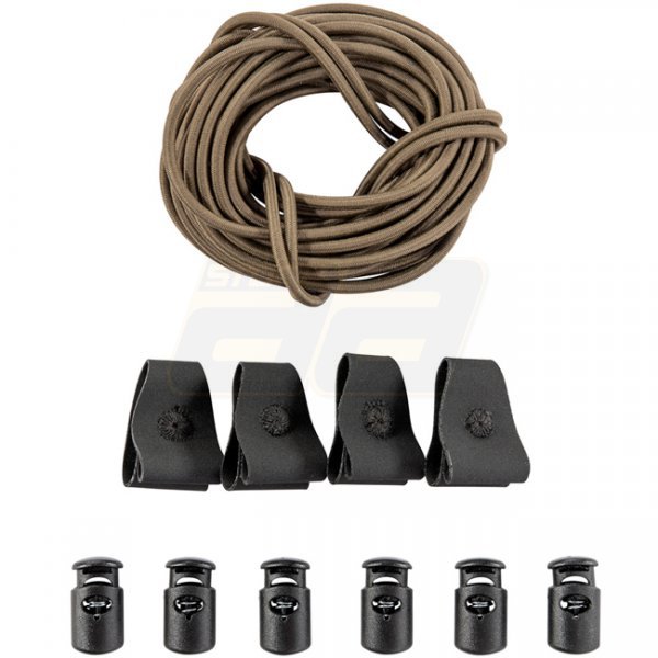 Tasmanian Tiger Bungee Cord Set - Coyote