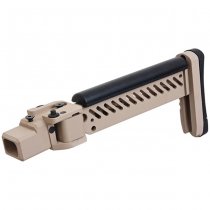 5KU GHK AKM GBBR PT-5 Side Folding Stock - Tan