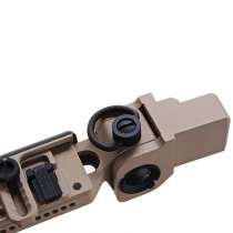 5KU GHK AKM GBBR PT-5 Side Folding Stock - Tan